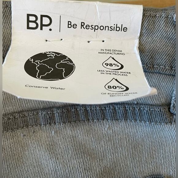 New ~ BP. NORDSTROM Ripped Straight Jeans 31 98% Cotton - Picture 3 of 5